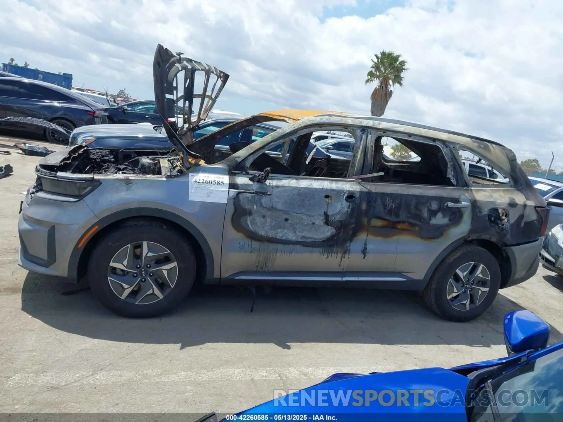 13 Photograph of a damaged car KNDRG4LGXN5110194 KIA SORENTO HYBRID 2022
