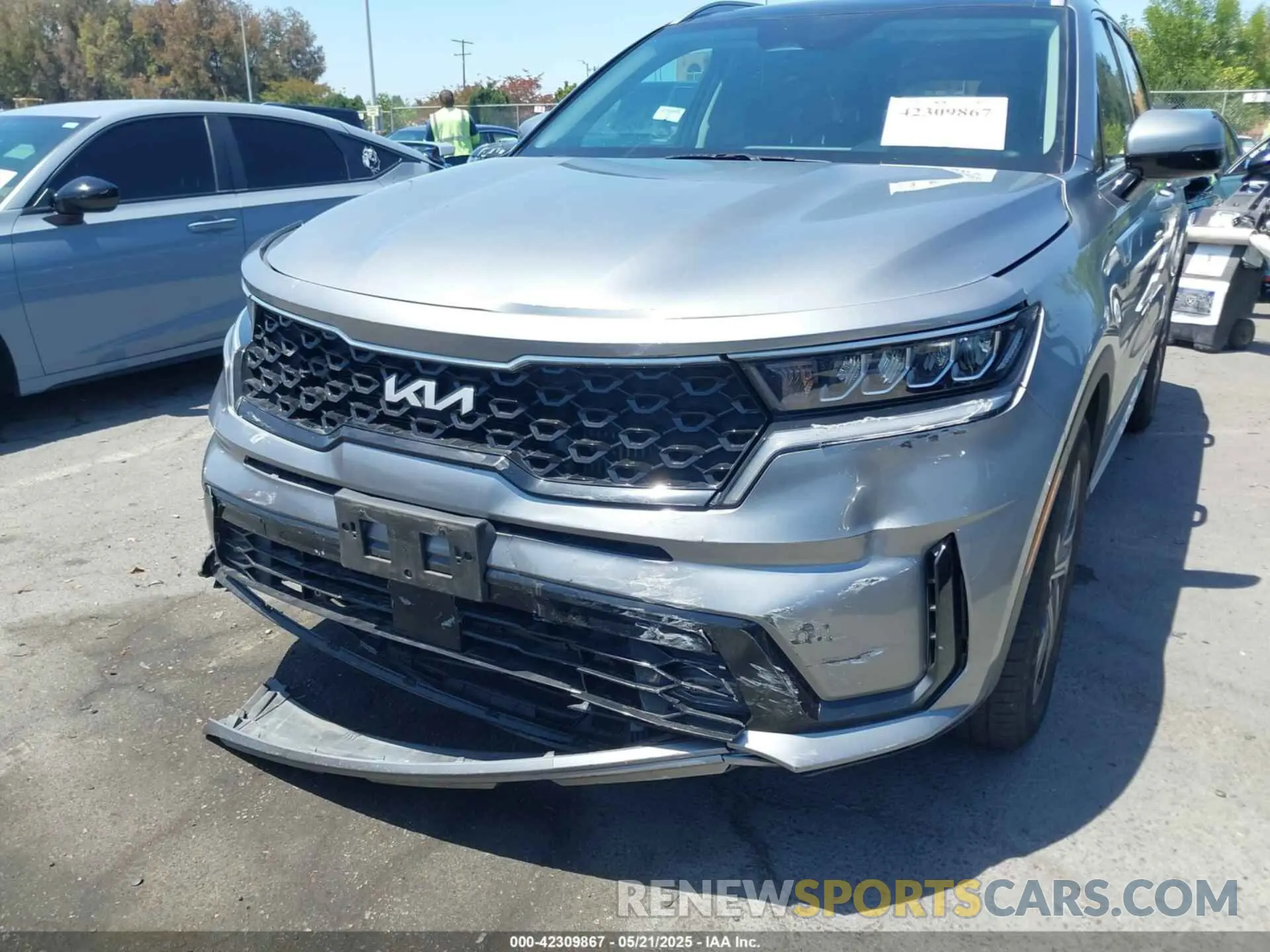 6 Photograph of a damaged car KNDRHDLG3N5117016 KIA SORENTO HYBRID 2022