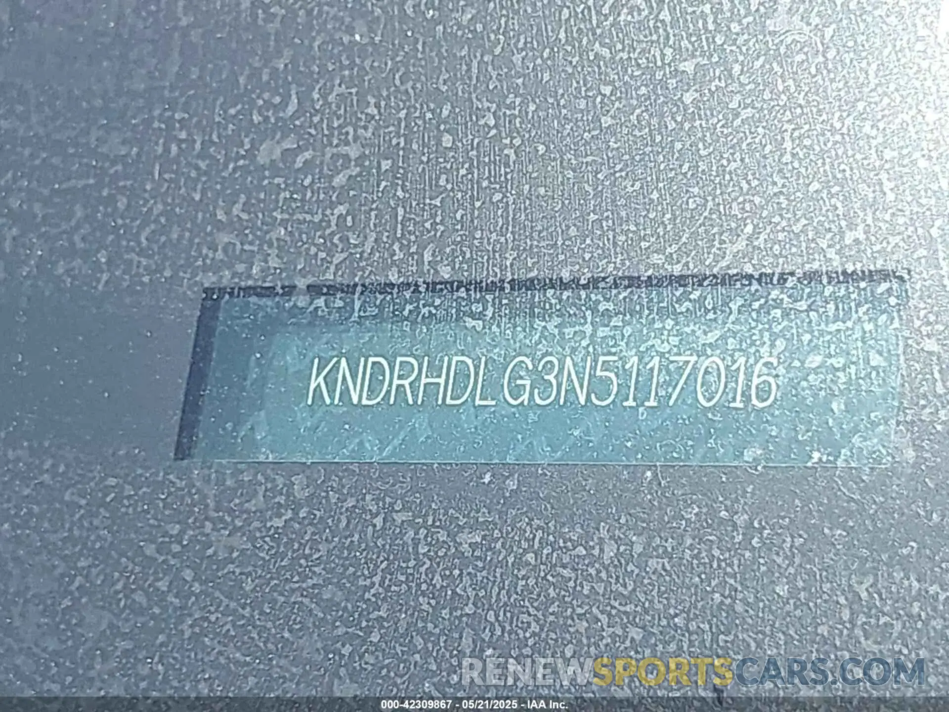 9 Photograph of a damaged car KNDRHDLG3N5117016 KIA SORENTO HYBRID 2022
