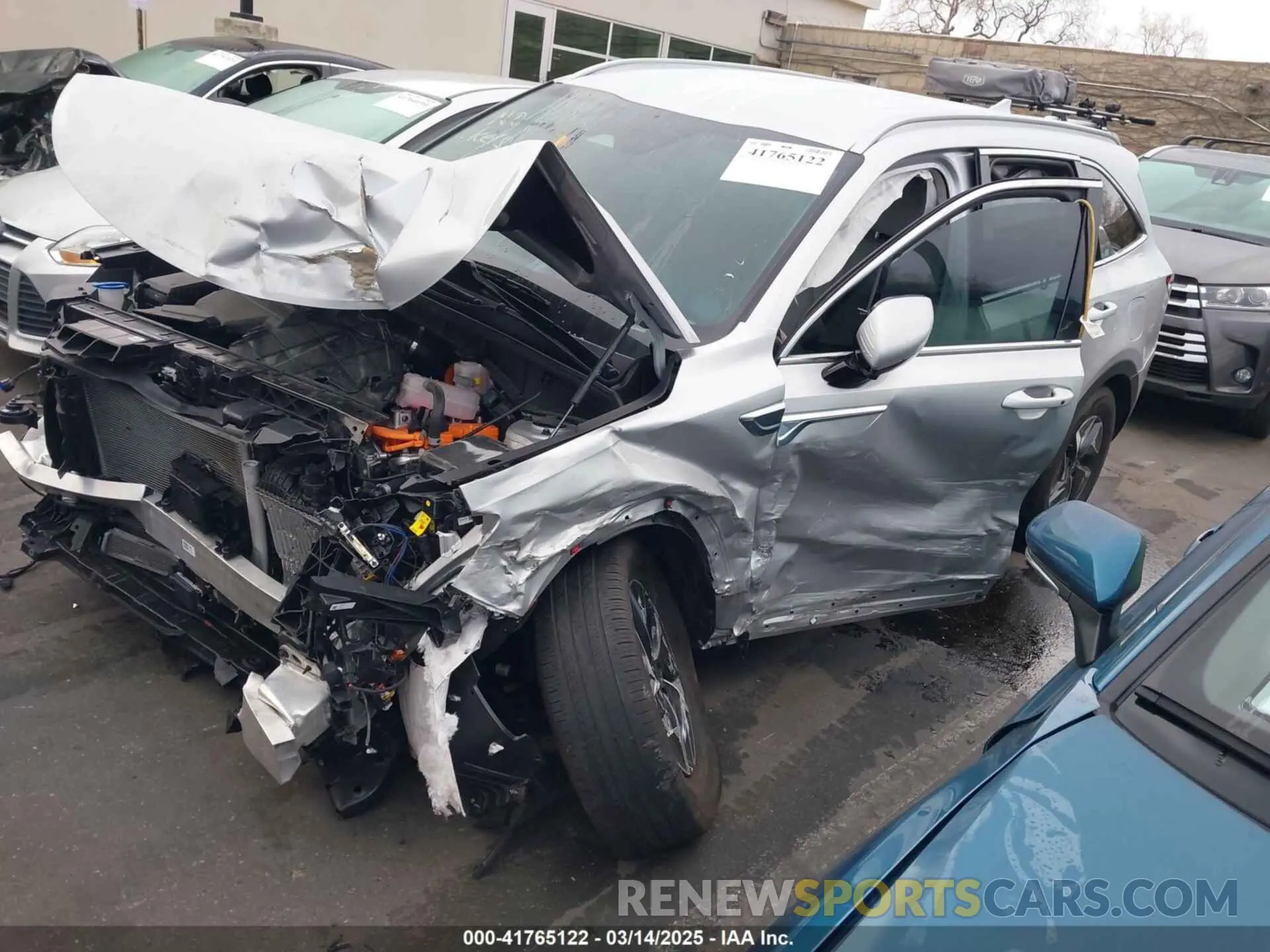 2 Photograph of a damaged car KNDRH4LG1P5156822 KIA SORENTO HYBRID 2023