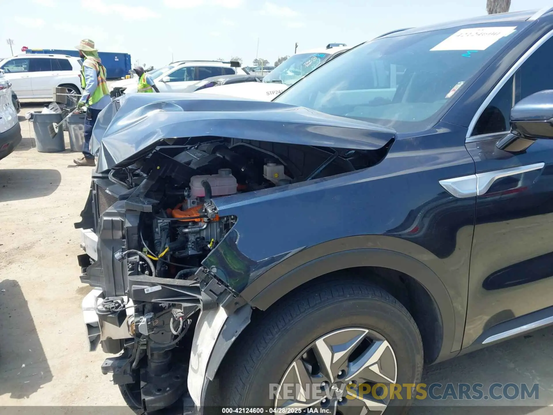 6 Photograph of a damaged car KNDRH4LG4P5142204 KIA SORENTO HYBRID 2023