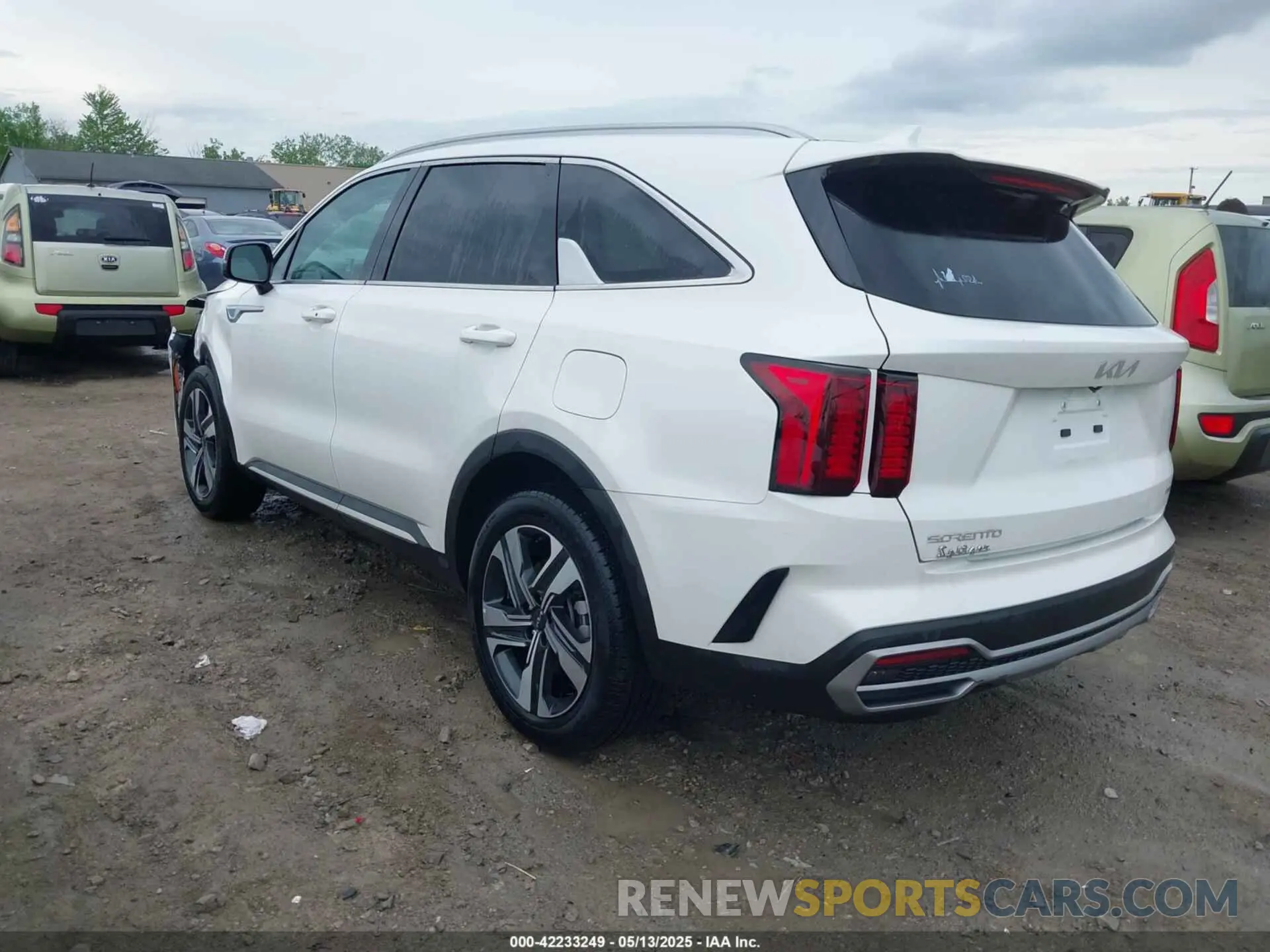 3 Photograph of a damaged car KNDRHDLG5P5225026 KIA SORENTO HYBRID 2023