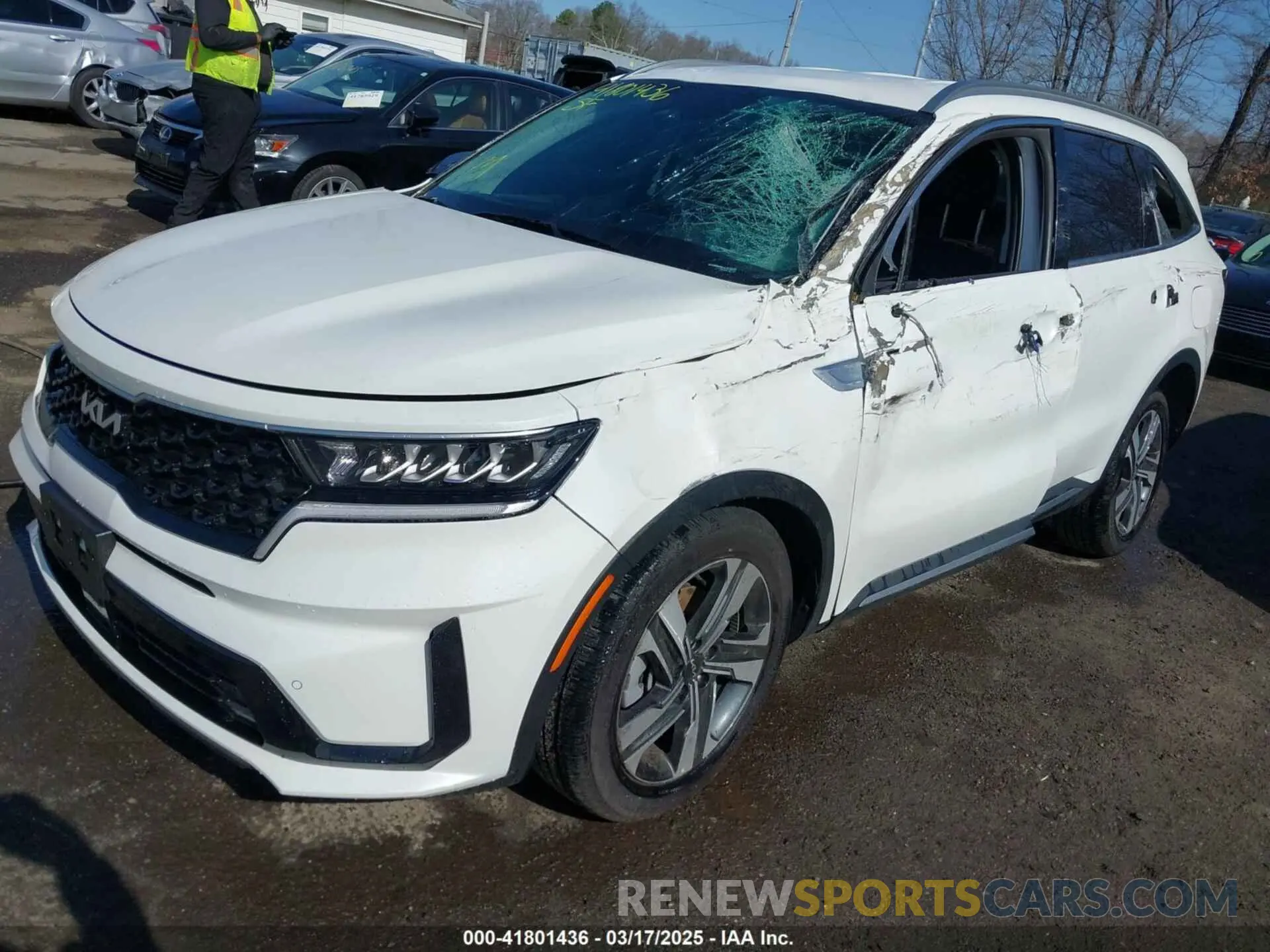 2 Photograph of a damaged car KNDRHDLG5R5259177 KIA SORENTO HYBRID 2024
