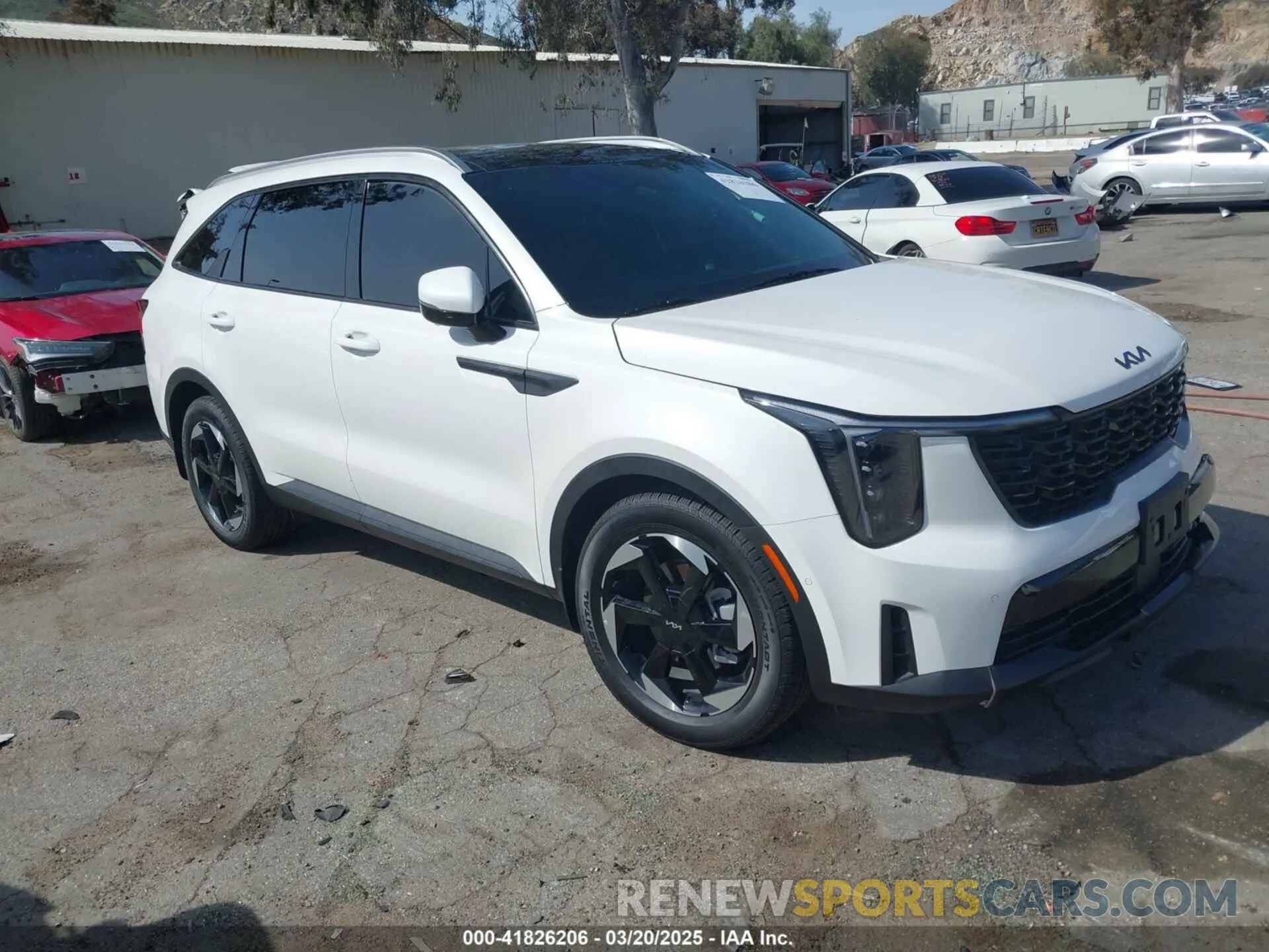 1 Photograph of a damaged car KNDRKDJG2S5352409 KIA SORENTO HYBRID 2025