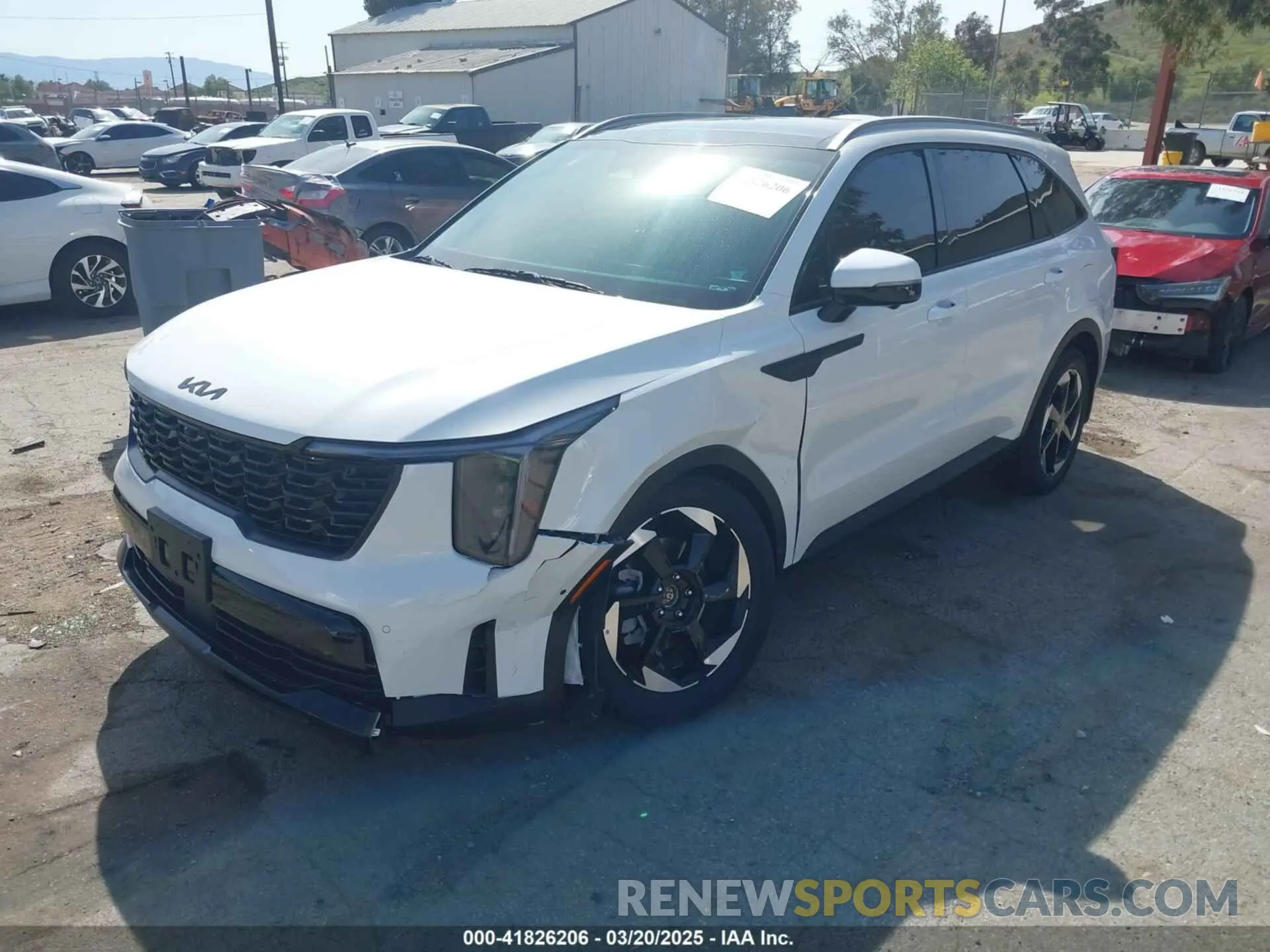 2 Photograph of a damaged car KNDRKDJG2S5352409 KIA SORENTO HYBRID 2025