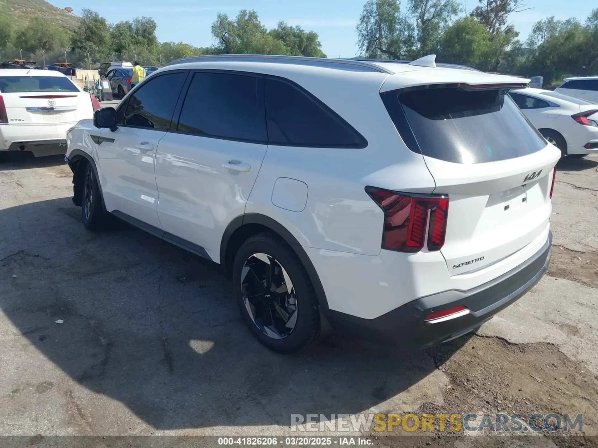 3 Photograph of a damaged car KNDRKDJG2S5352409 KIA SORENTO HYBRID 2025