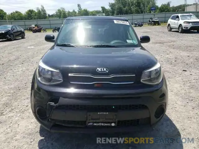 5 Photograph of a damaged car KNDJN2A20K7001791 KIA SOUL 2019