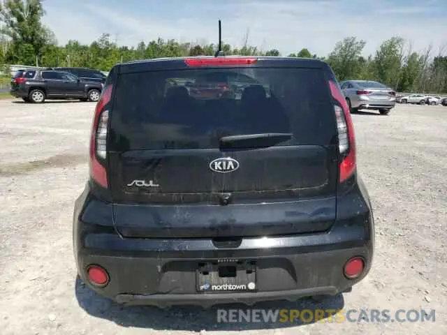 6 Photograph of a damaged car KNDJN2A20K7001791 KIA SOUL 2019