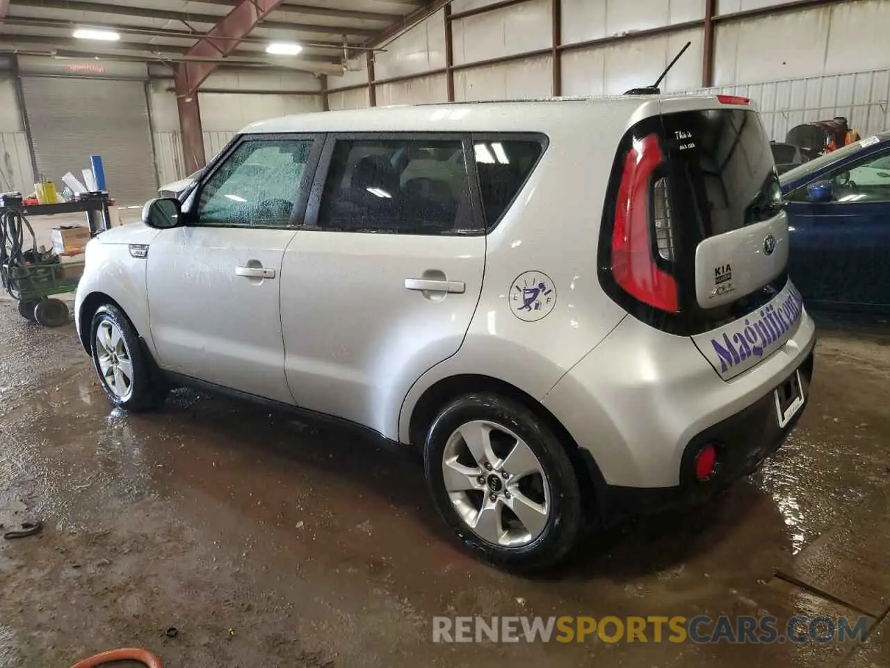 2 Photograph of a damaged car KNDJN2A20K7023449 KIA SOUL 2019