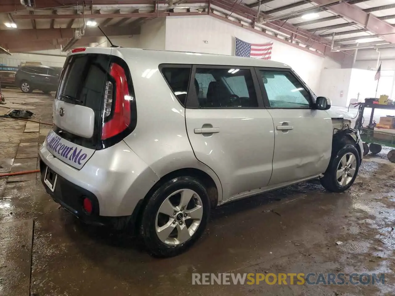 3 Photograph of a damaged car KNDJN2A20K7023449 KIA SOUL 2019