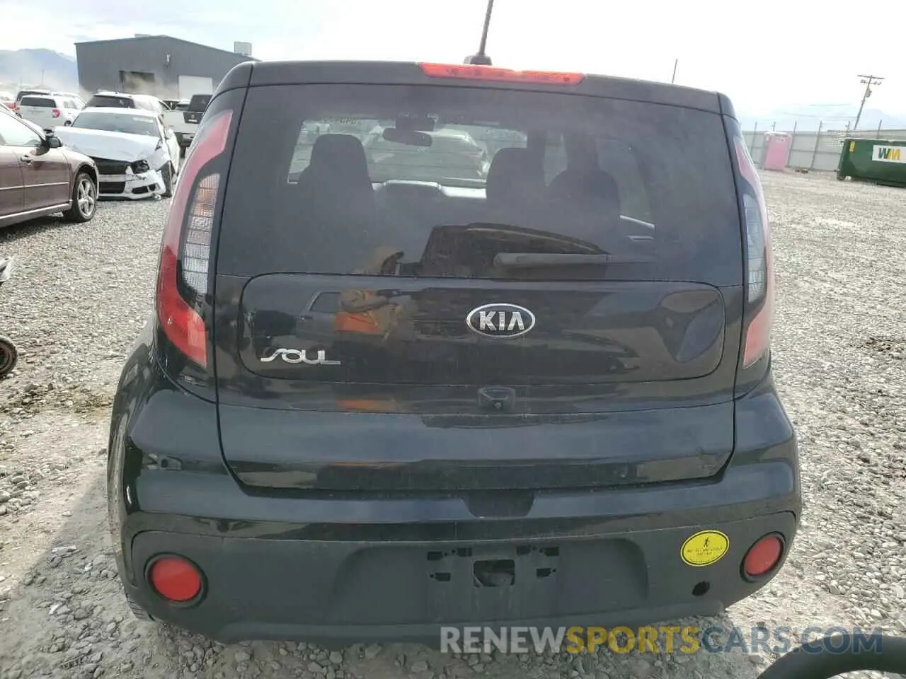 6 Photograph of a damaged car KNDJN2A20K7642648 KIA SOUL 2019