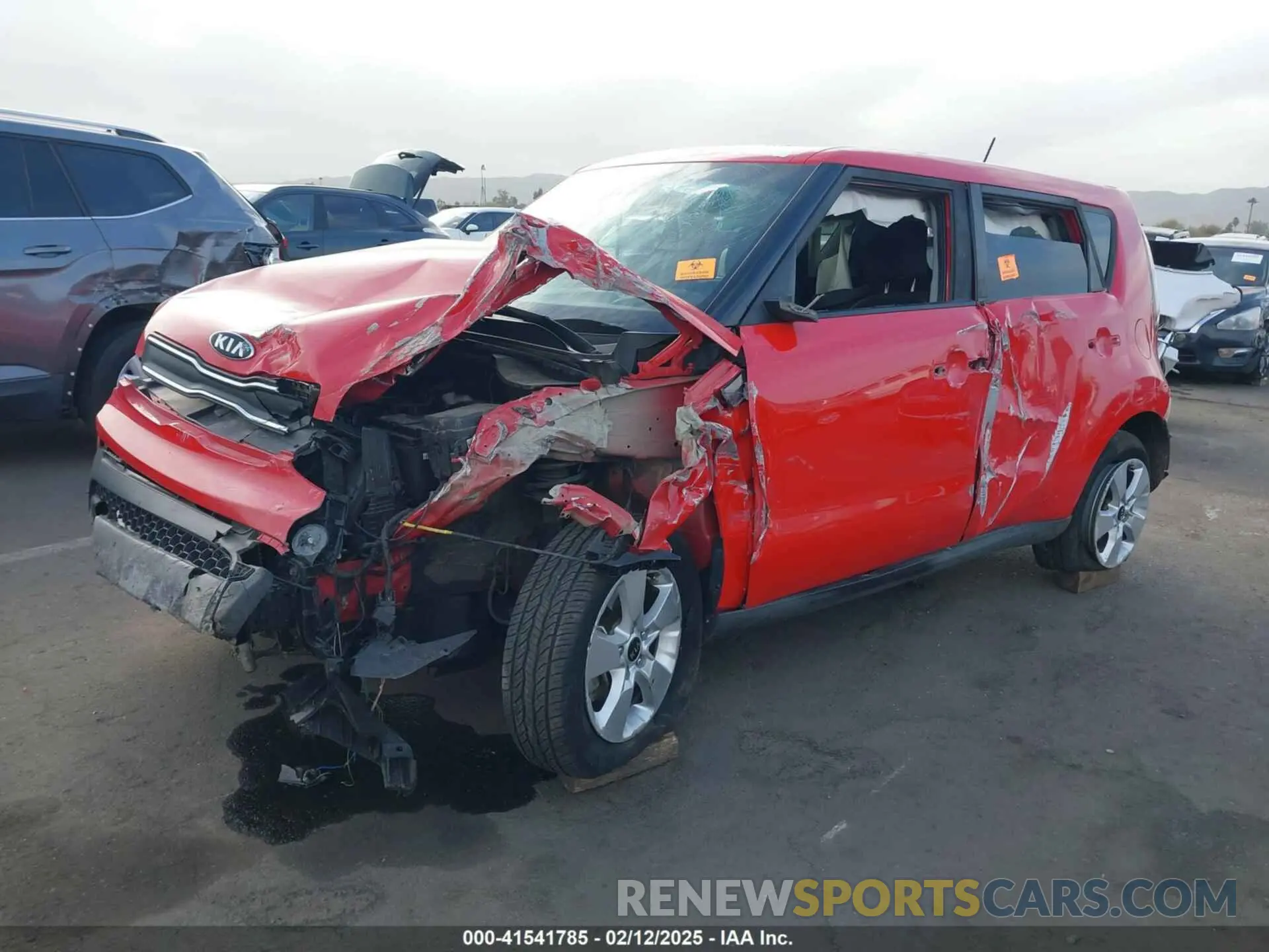 6 Photograph of a damaged car KNDJN2A20K7649583 KIA SOUL 2019