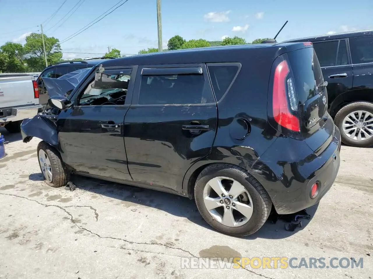 2 Photograph of a damaged car KNDJN2A20K7692014 KIA SOUL 2019
