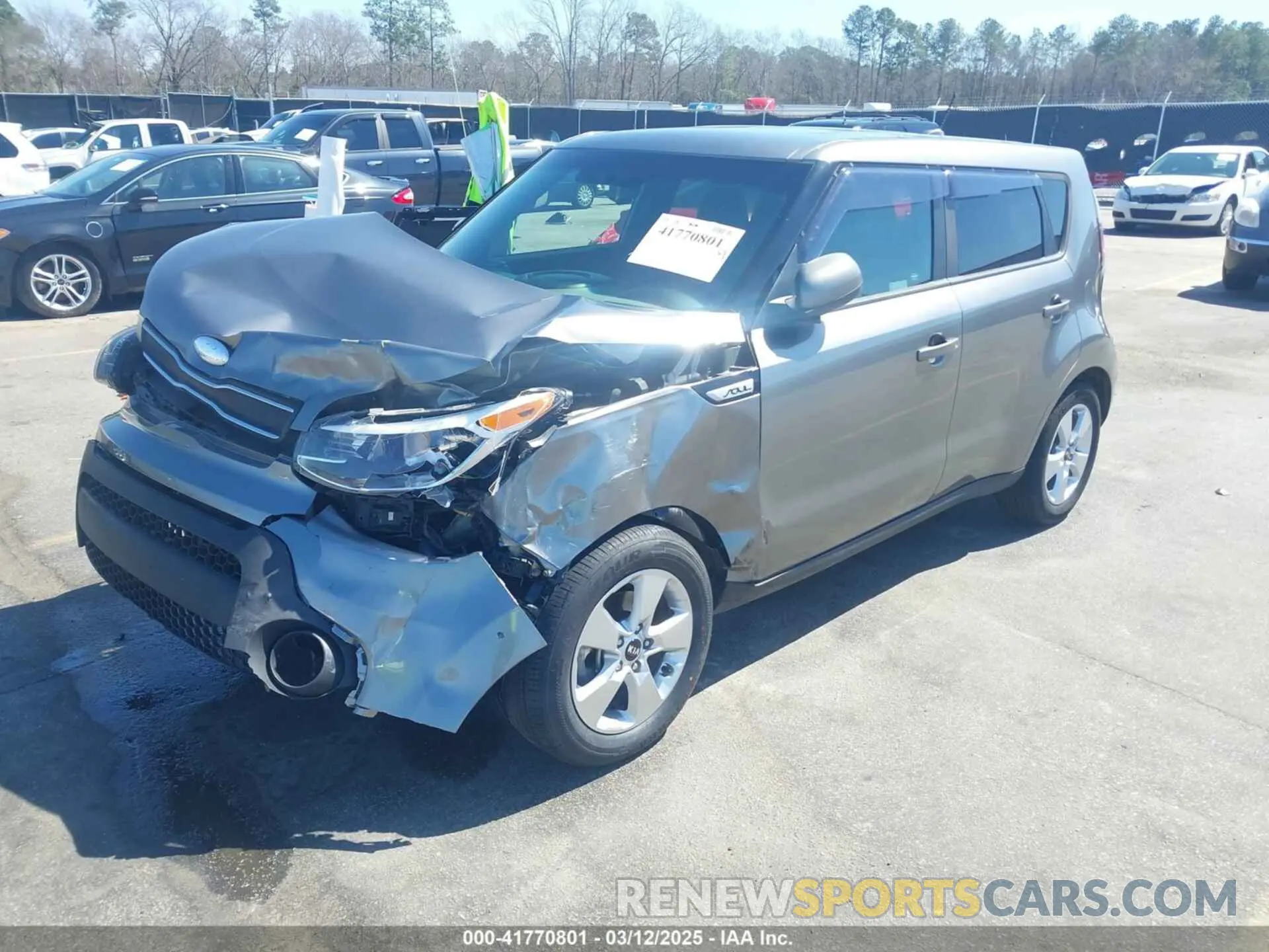 2 Photograph of a damaged car KNDJN2A20K7694992 KIA SOUL 2019