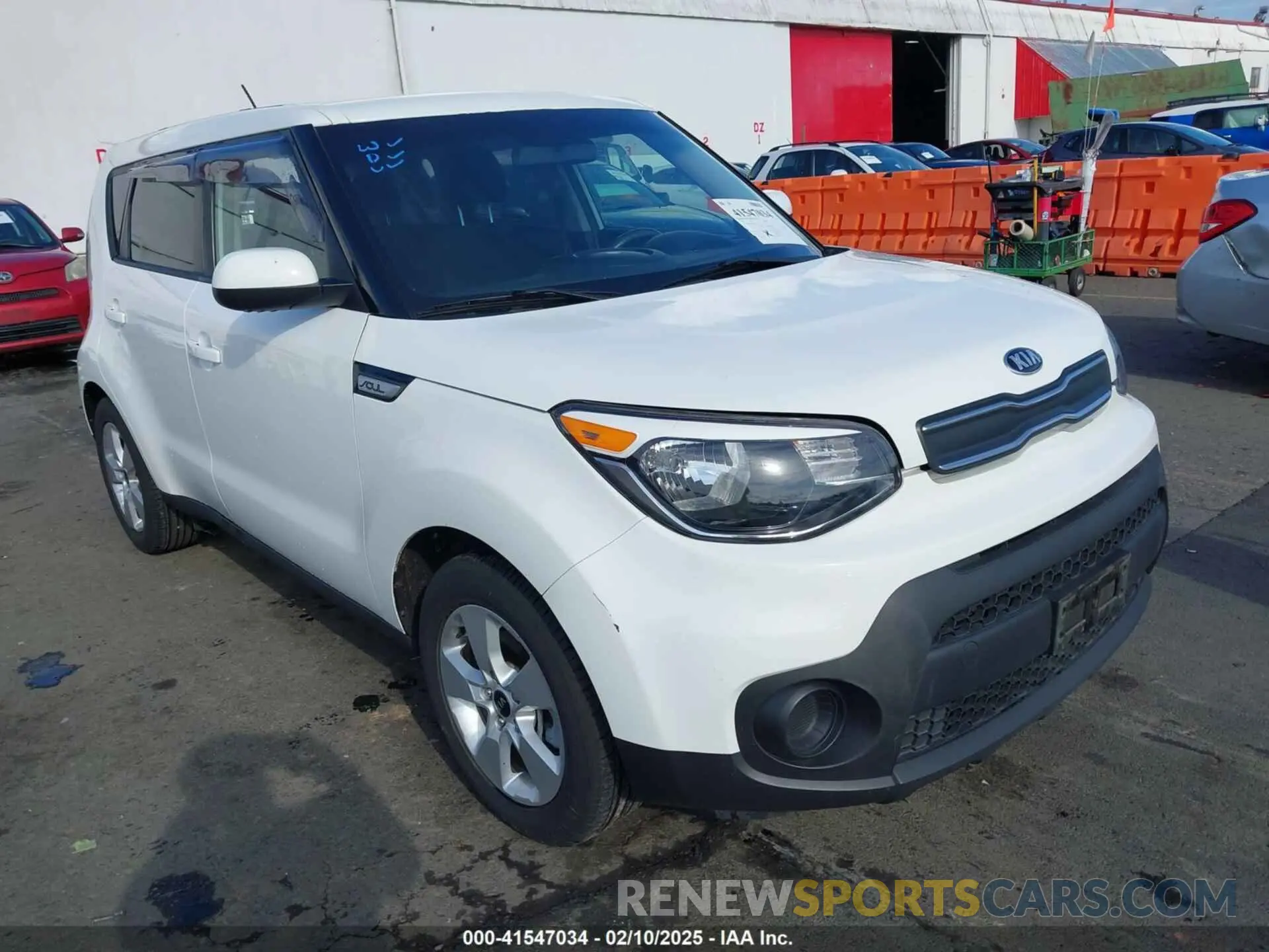 1 Photograph of a damaged car KNDJN2A20K7697018 KIA SOUL 2019