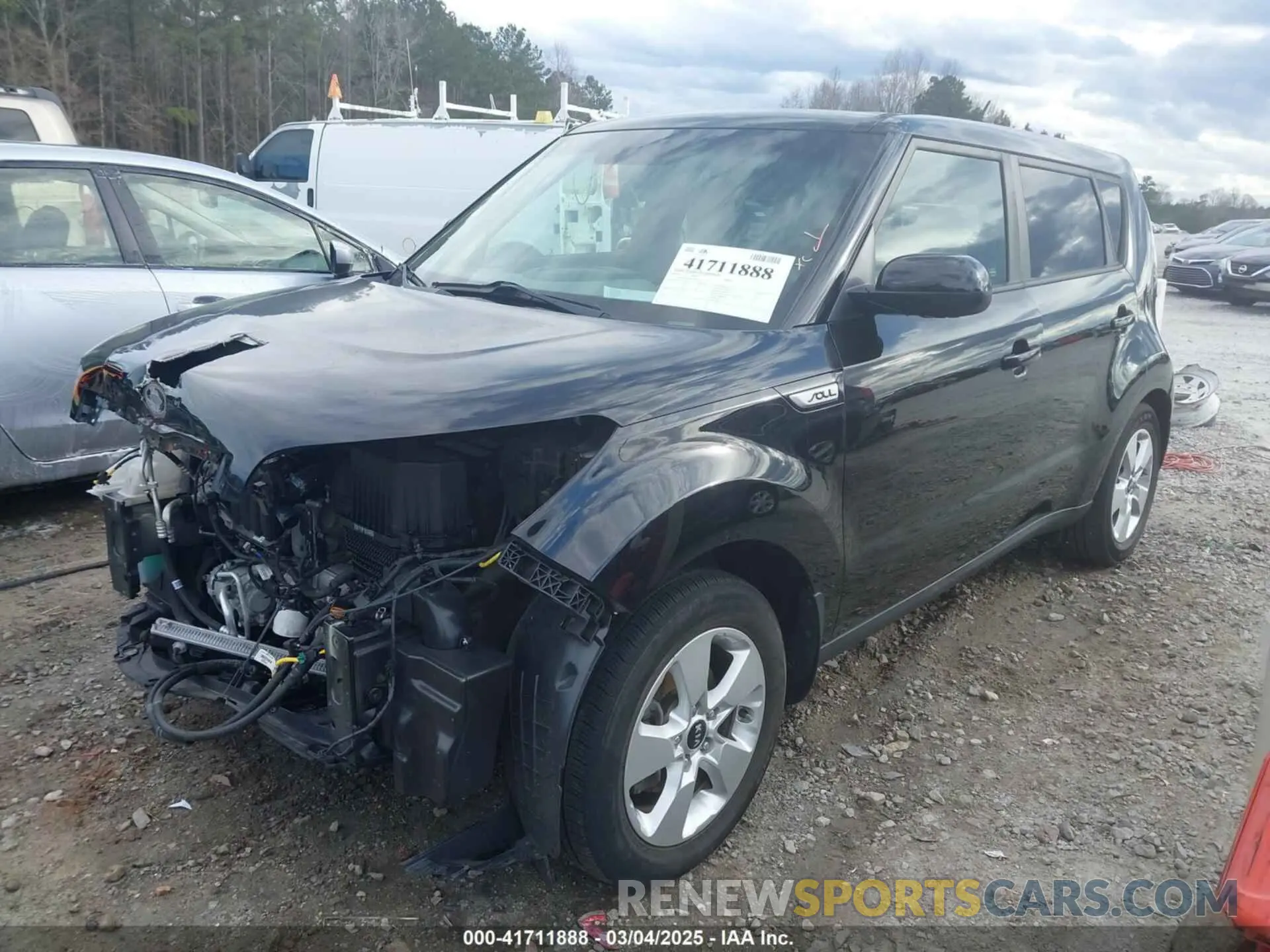 2 Photograph of a damaged car KNDJN2A20K7909321 KIA SOUL 2019