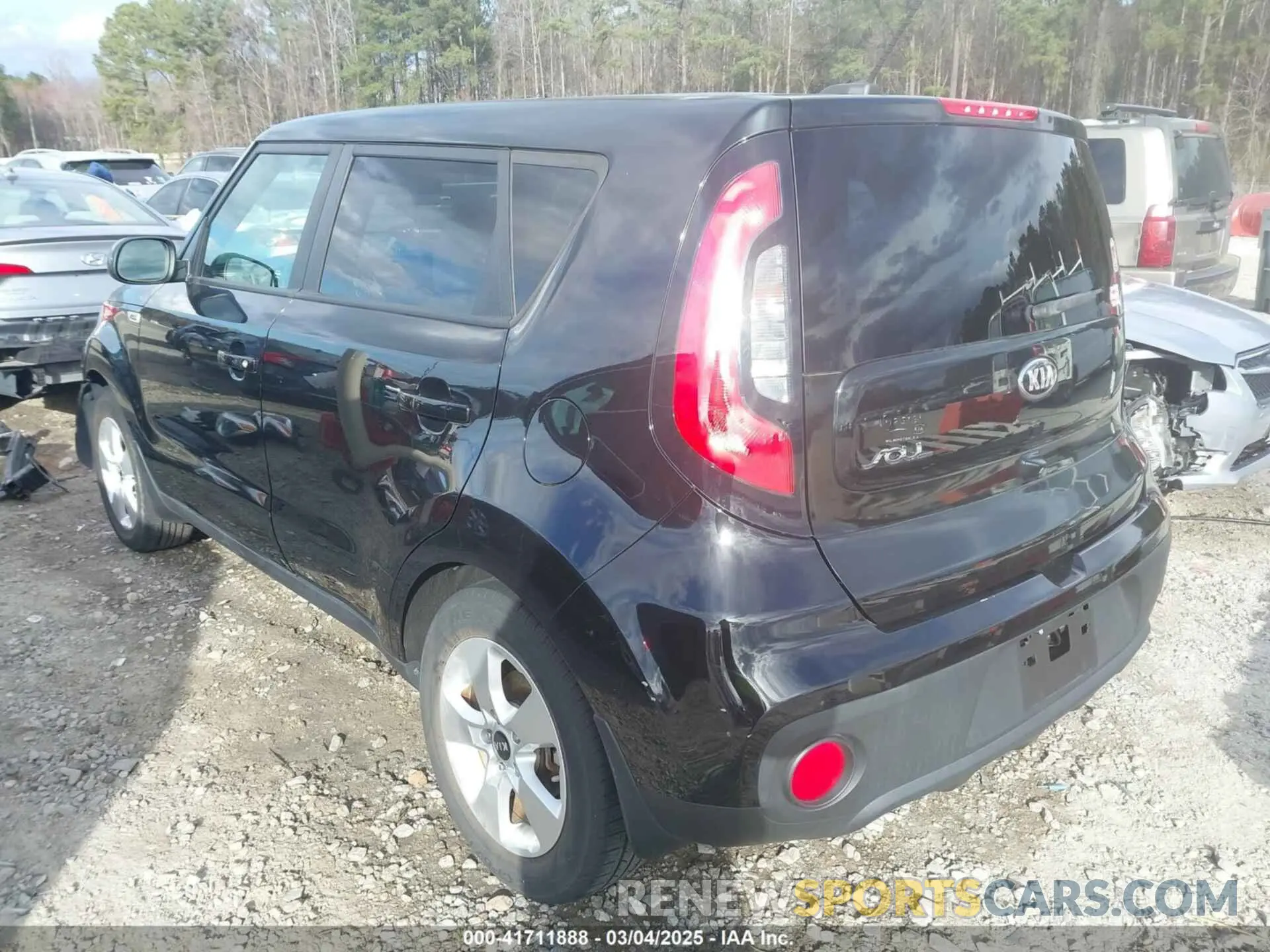 3 Photograph of a damaged car KNDJN2A20K7909321 KIA SOUL 2019