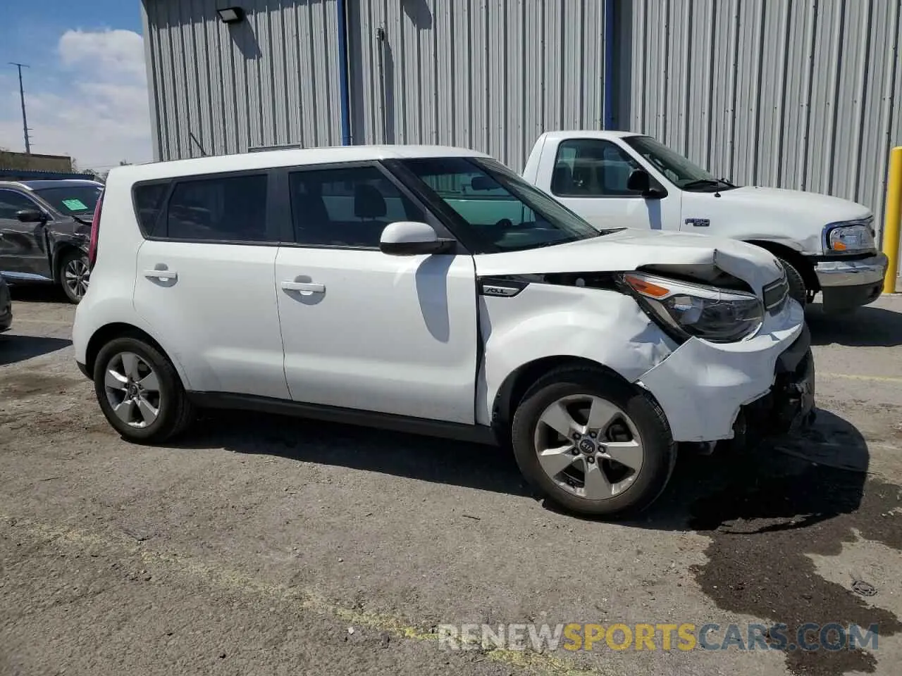 4 Photograph of a damaged car KNDJN2A20K7910436 KIA SOUL 2019
