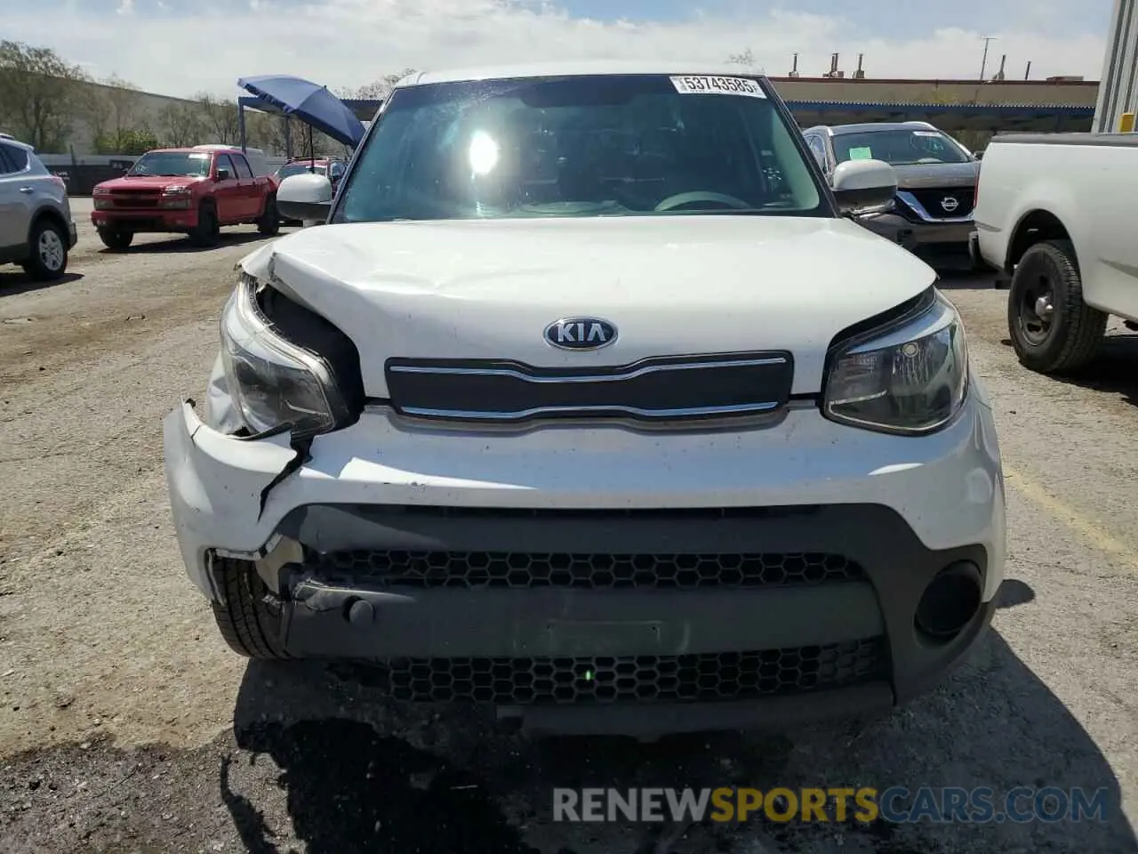 5 Photograph of a damaged car KNDJN2A20K7910436 KIA SOUL 2019