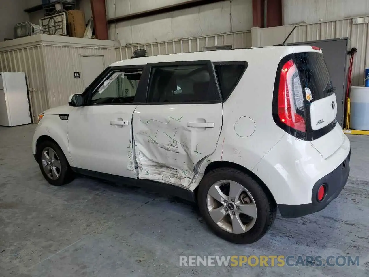 2 Photograph of a damaged car KNDJN2A20K7921355 KIA SOUL 2019