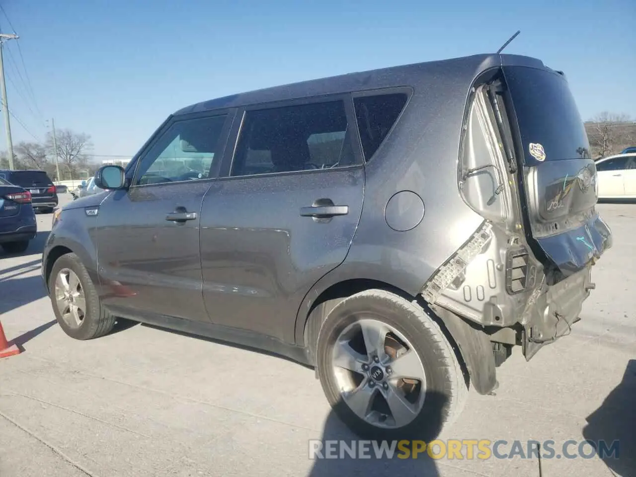 2 Photograph of a damaged car KNDJN2A21K7004666 KIA SOUL 2019