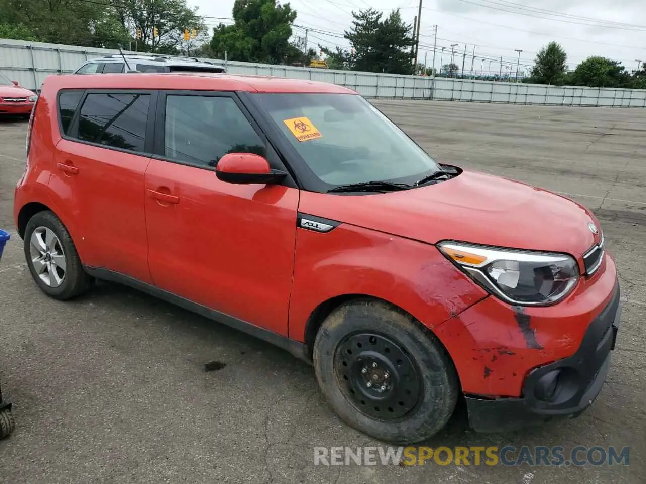 4 Photograph of a damaged car KNDJN2A21K7006420 KIA SOUL 2019