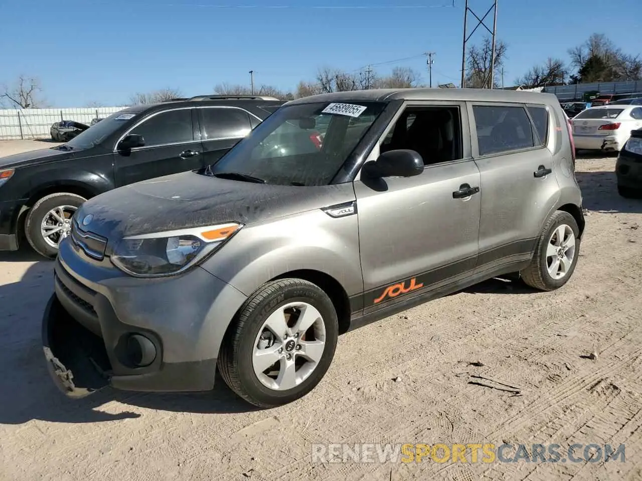 1 Photograph of a damaged car KNDJN2A21K7011956 KIA SOUL 2019