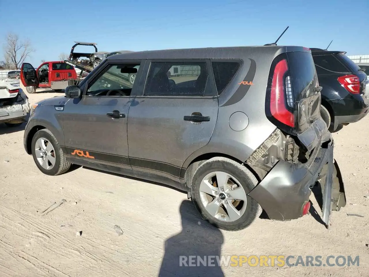 2 Photograph of a damaged car KNDJN2A21K7011956 KIA SOUL 2019