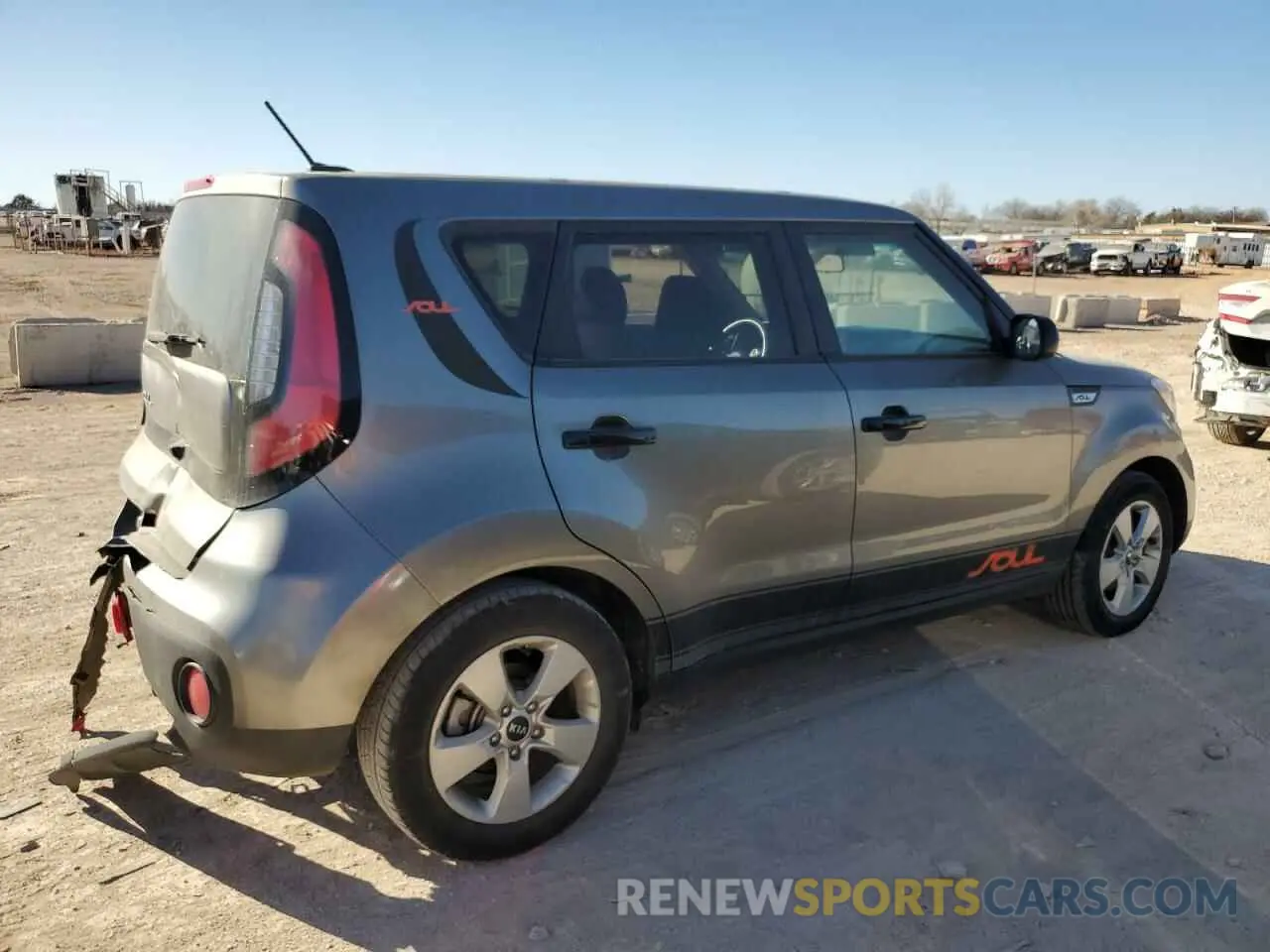 3 Photograph of a damaged car KNDJN2A21K7011956 KIA SOUL 2019