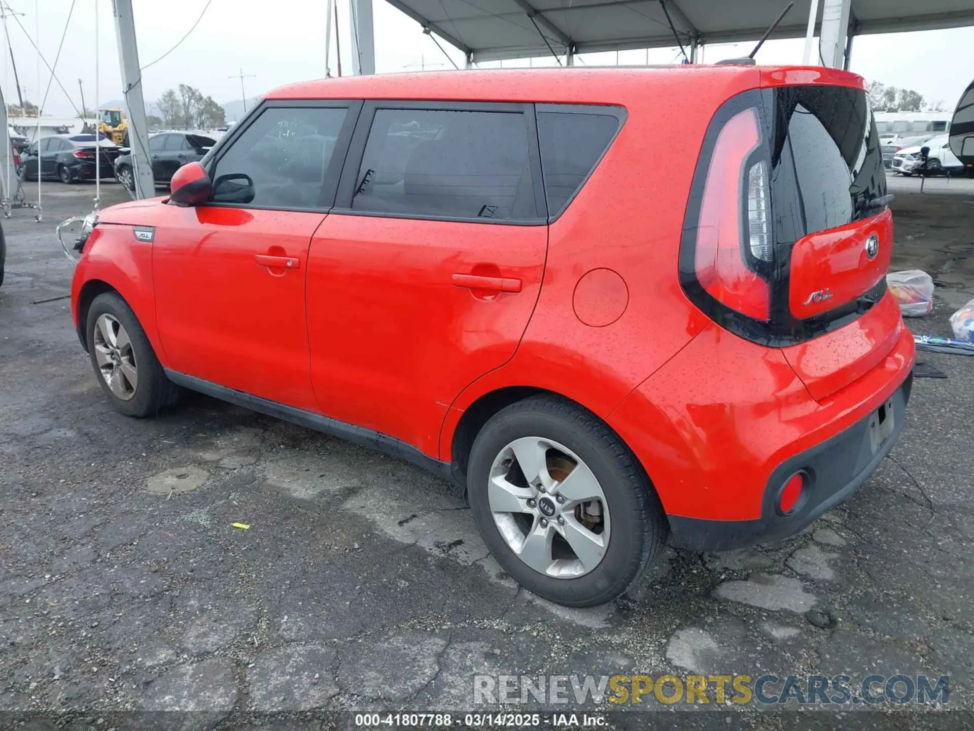 3 Photograph of a damaged car KNDJN2A21K7025193 KIA SOUL 2019