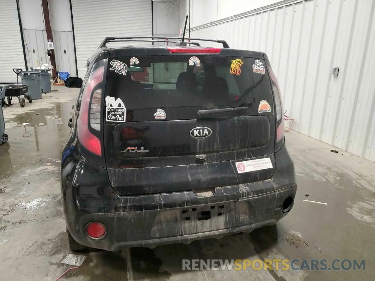 6 Photograph of a damaged car KNDJN2A21K7025291 KIA SOUL 2019