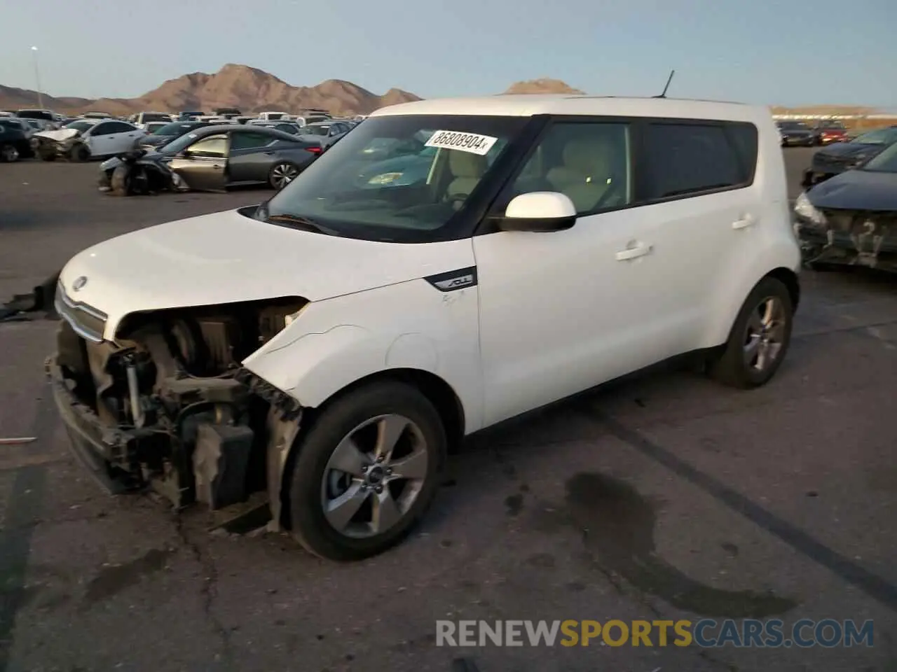 1 Photograph of a damaged car KNDJN2A21K7025730 KIA SOUL 2019