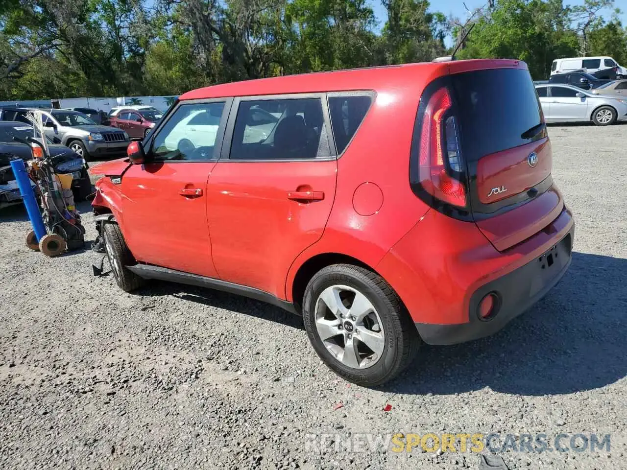 2 Photograph of a damaged car KNDJN2A21K7666411 KIA SOUL 2019