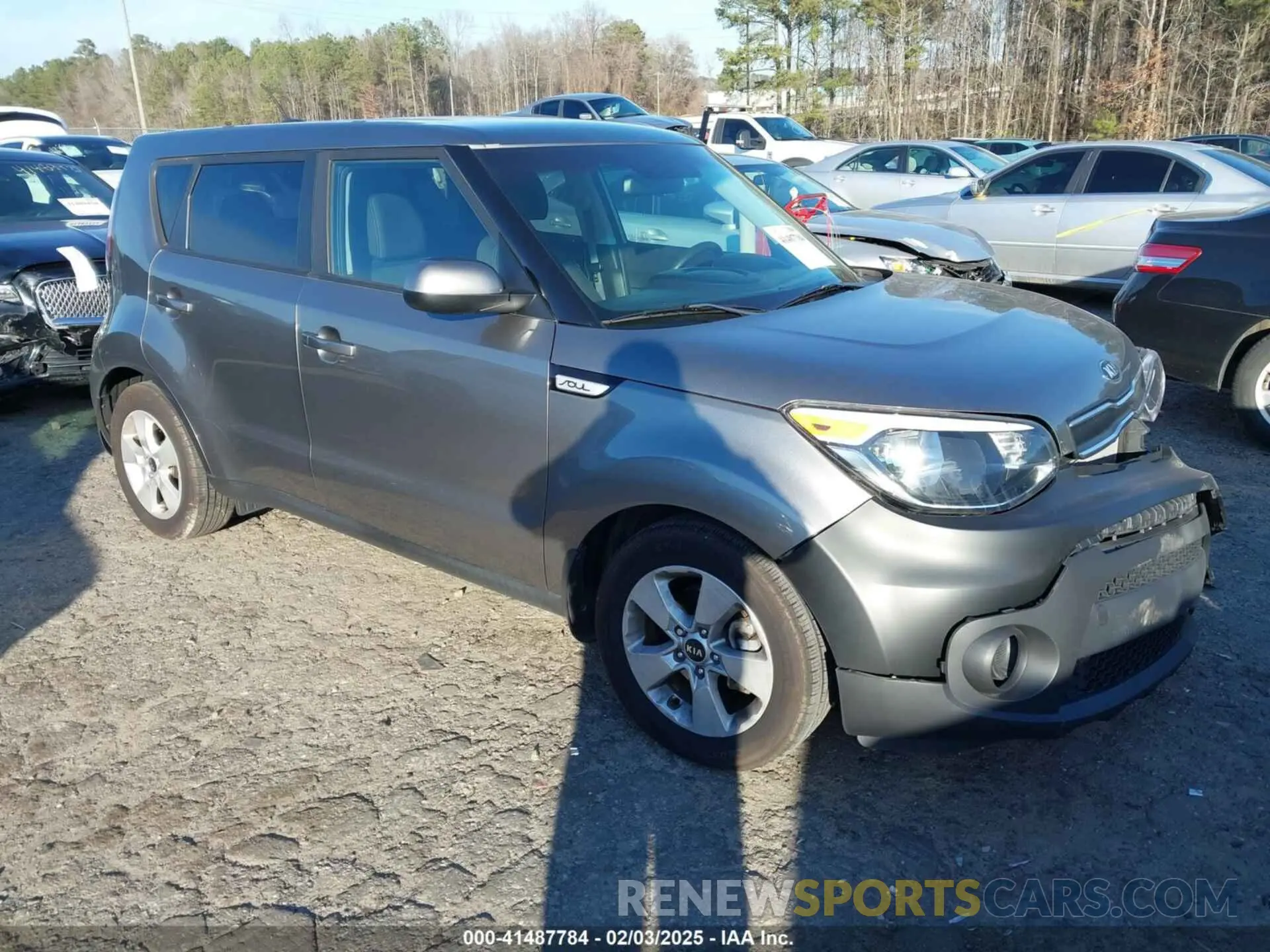 1 Photograph of a damaged car KNDJN2A22K7007849 KIA SOUL 2019