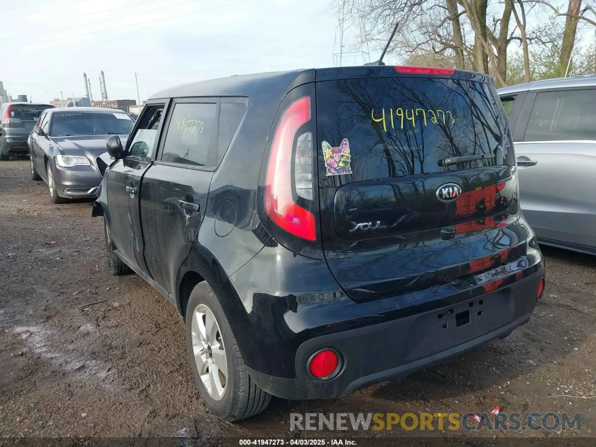 3 Photograph of a damaged car KNDJN2A22K7685873 KIA SOUL 2019