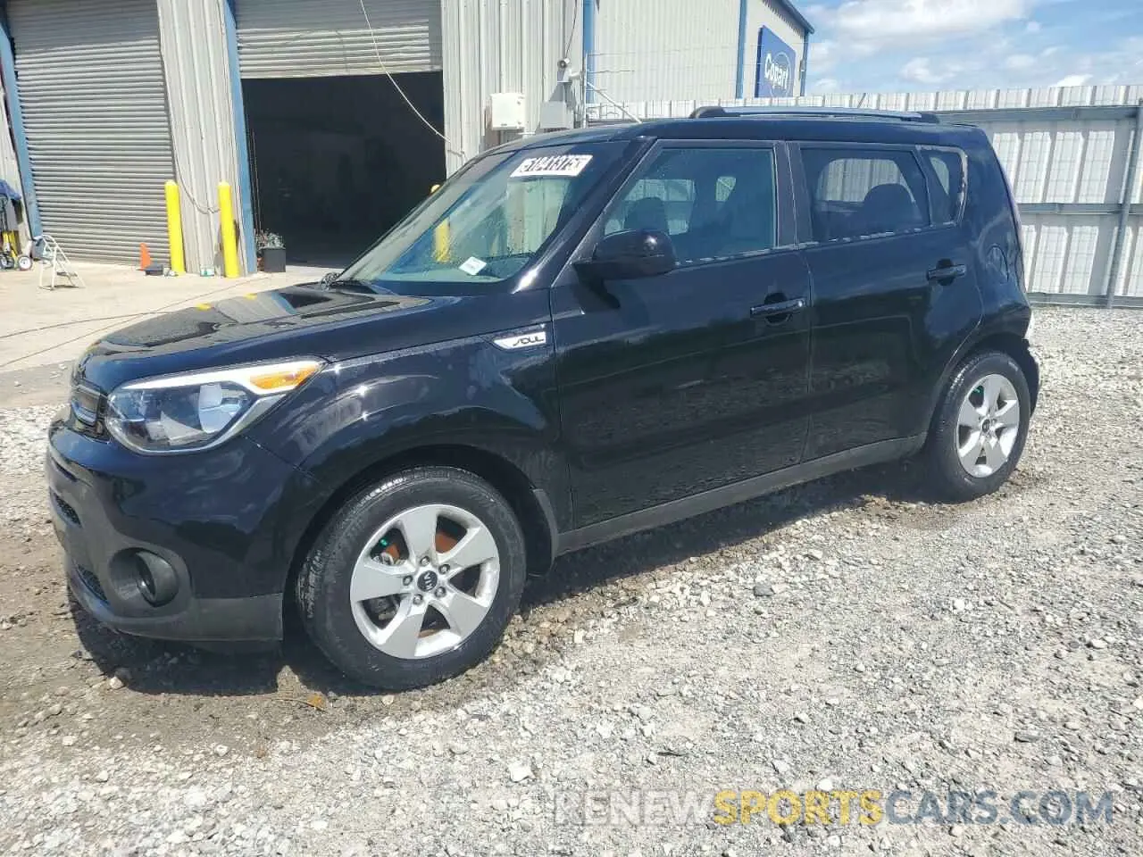 1 Photograph of a damaged car KNDJN2A22K7686442 KIA SOUL 2019