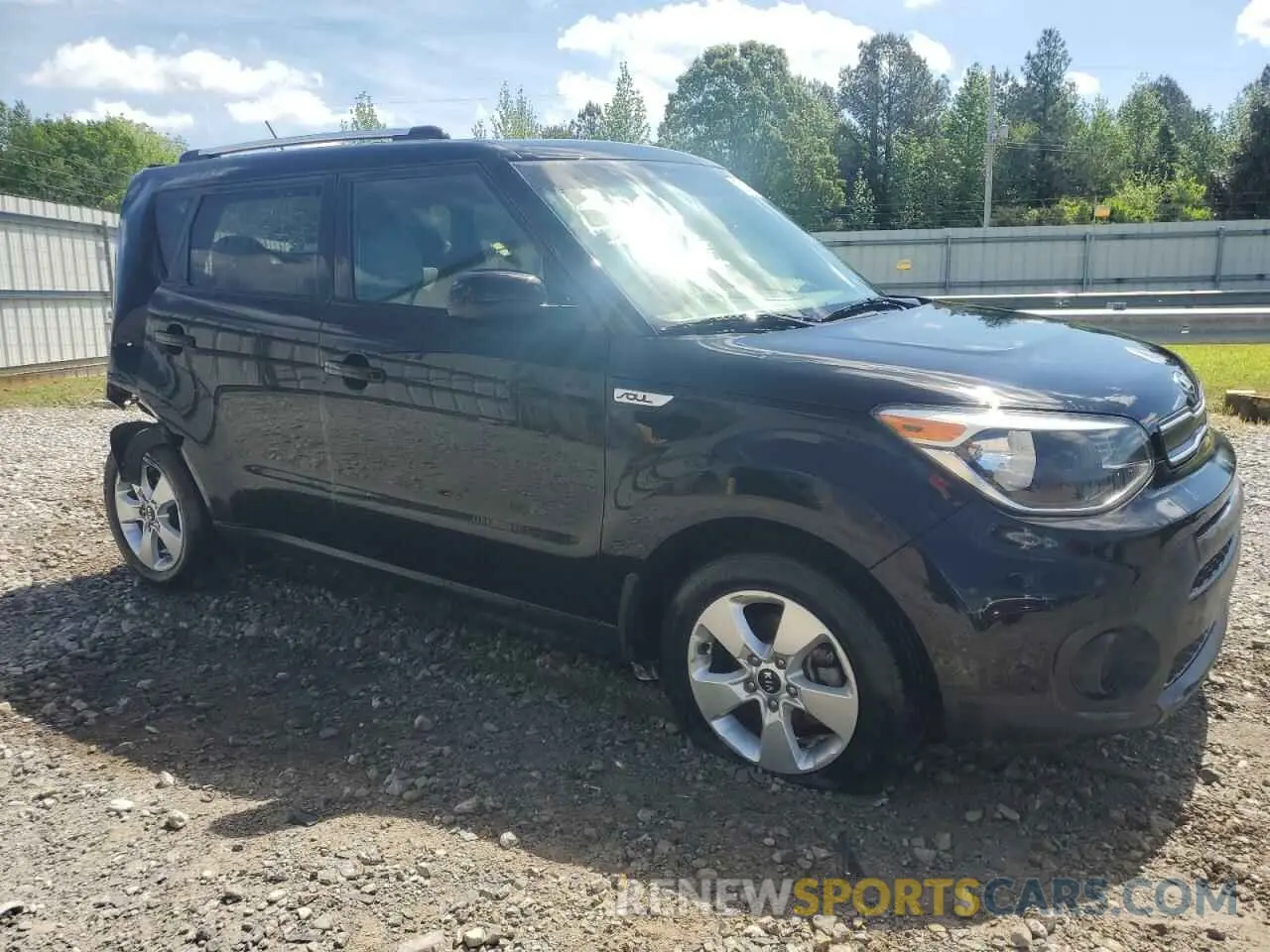 4 Photograph of a damaged car KNDJN2A22K7686442 KIA SOUL 2019