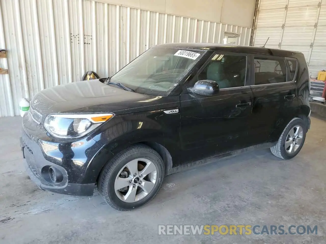 1 Photograph of a damaged car KNDJN2A22K7694086 KIA SOUL 2019