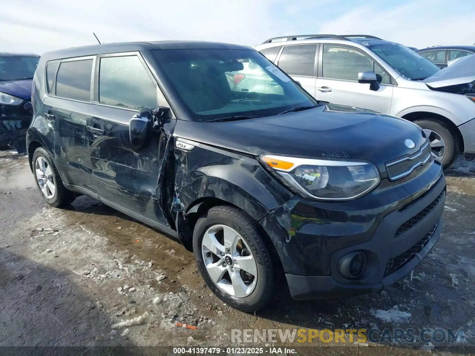 1 Photograph of a damaged car KNDJN2A22K7919106 KIA SOUL 2019