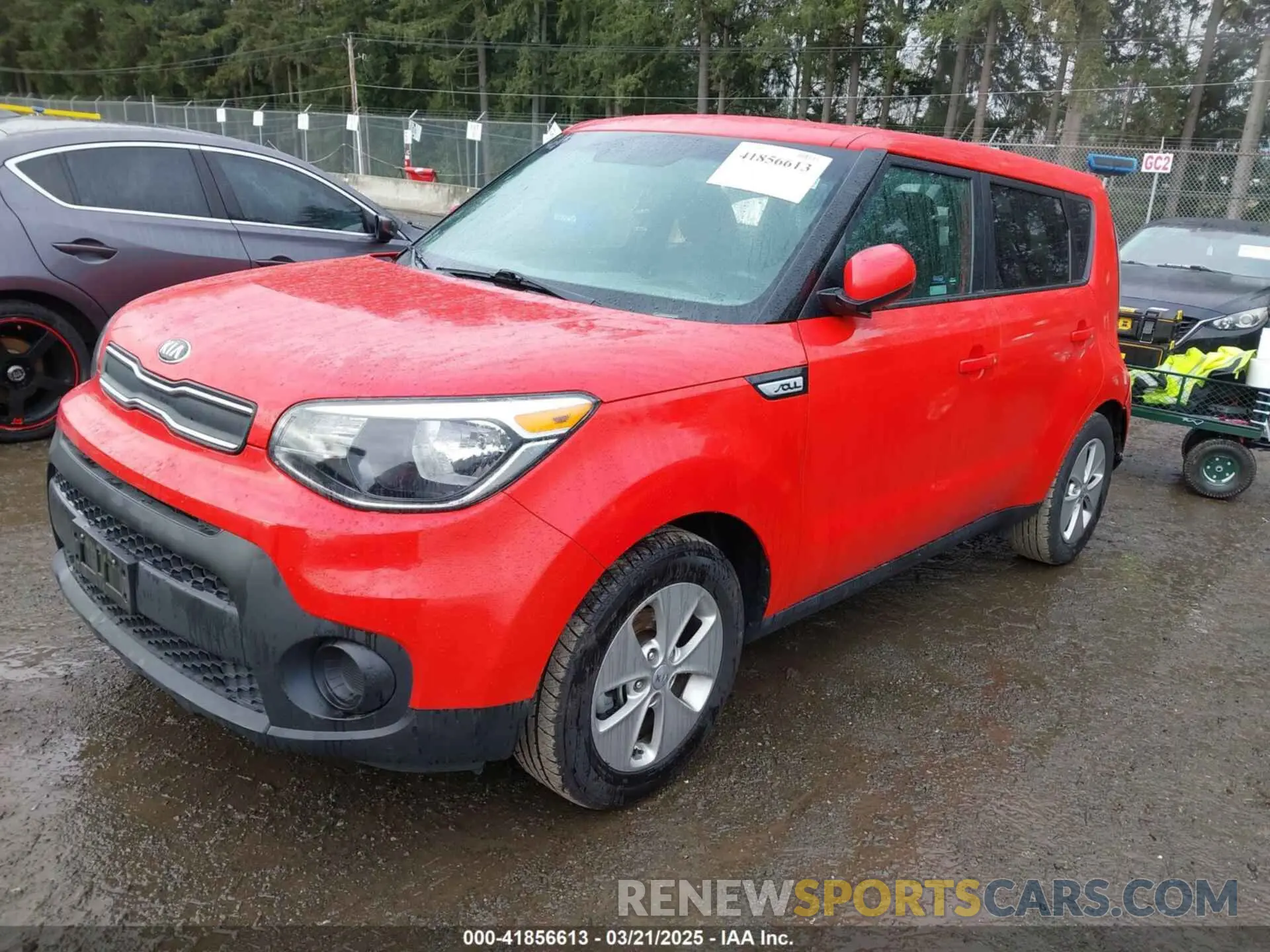2 Photograph of a damaged car KNDJN2A23K7001784 KIA SOUL 2019