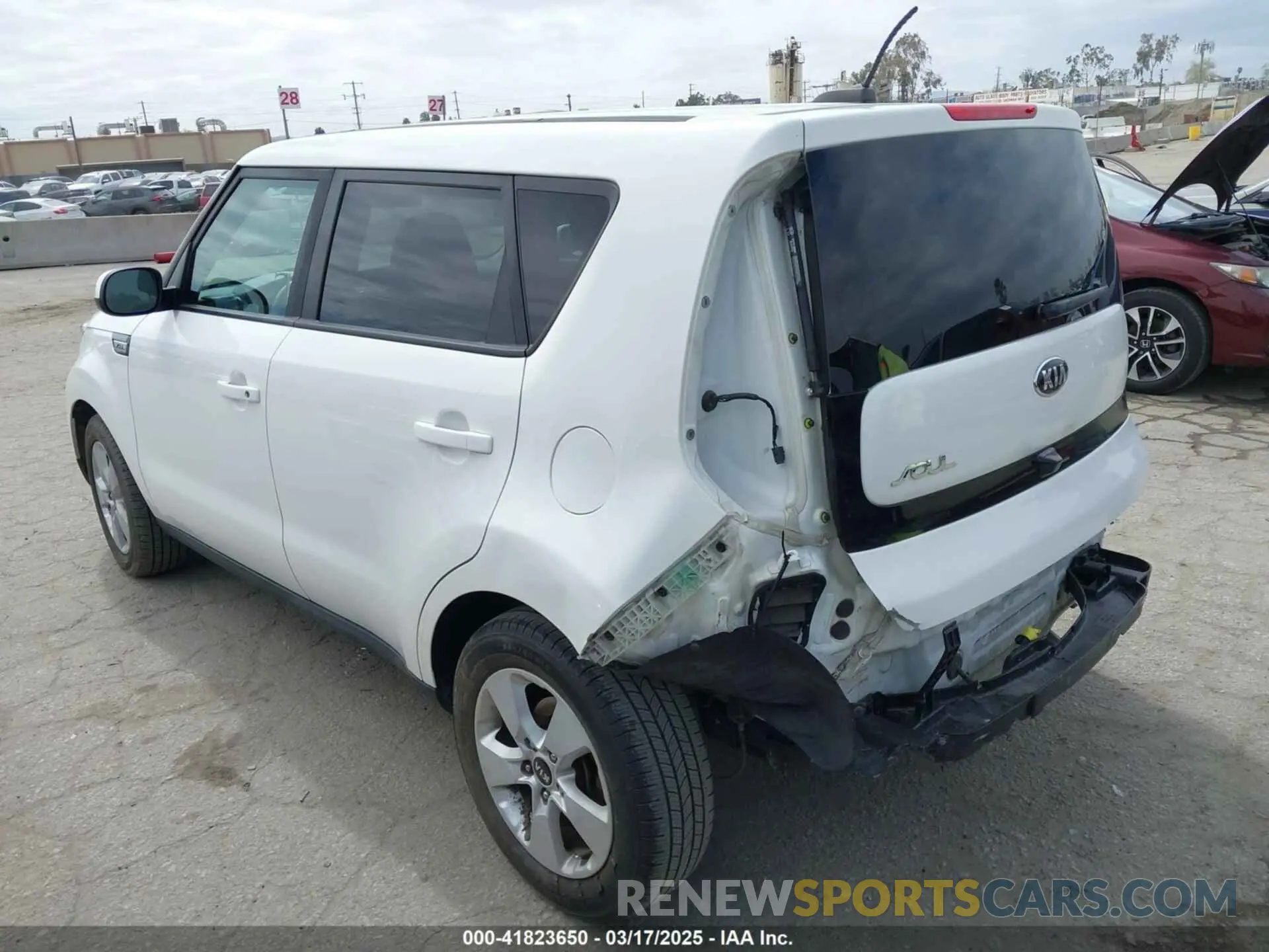 3 Photograph of a damaged car KNDJN2A23K7026104 KIA SOUL 2019