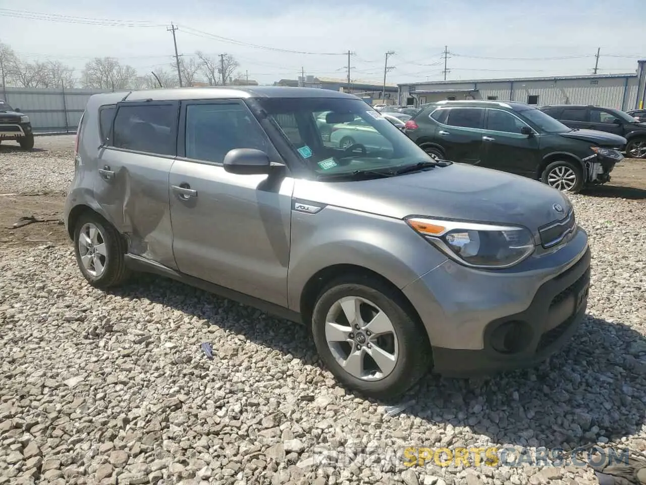 4 Photograph of a damaged car KNDJN2A23K7654650 KIA SOUL 2019