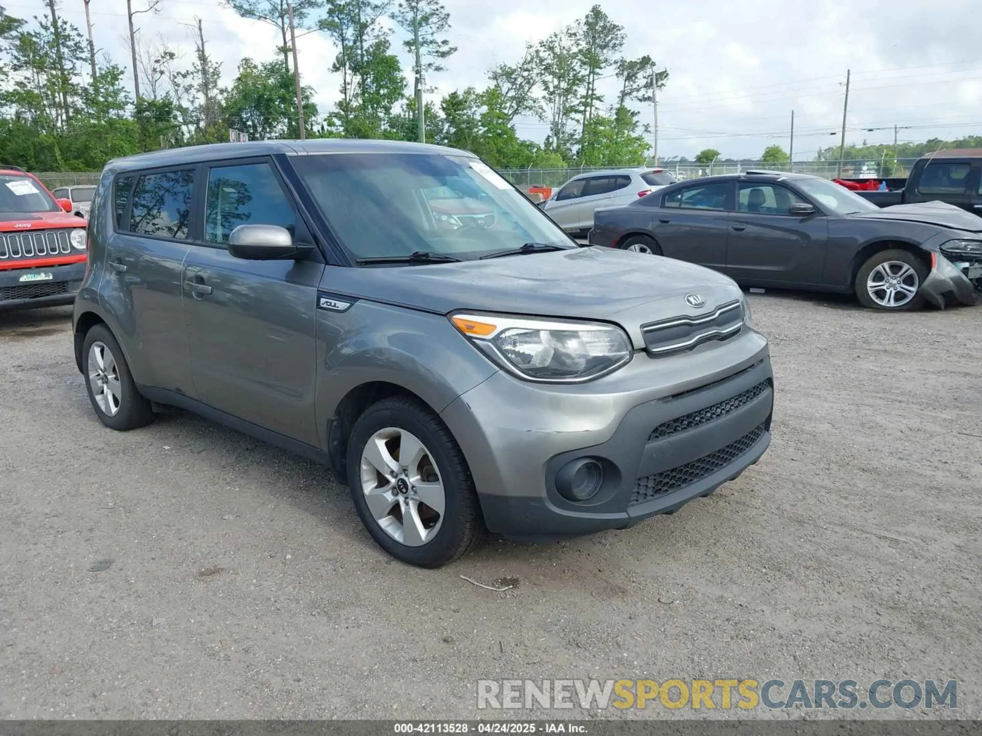 1 Photograph of a damaged car KNDJN2A23K7673604 KIA SOUL 2019