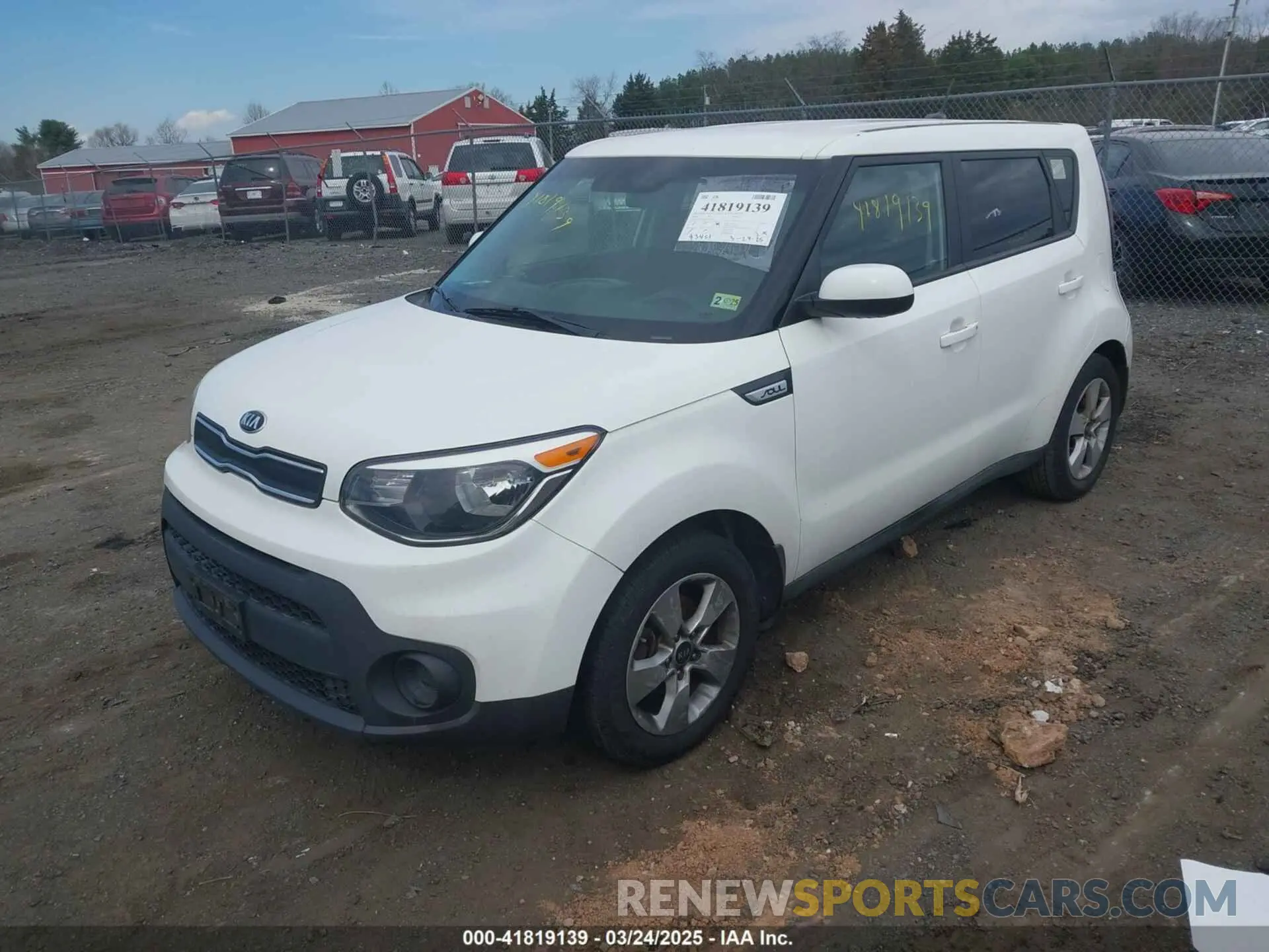 2 Photograph of a damaged car KNDJN2A23K7685980 KIA SOUL 2019