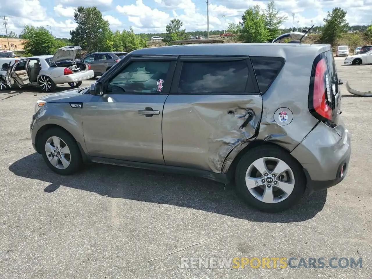 2 Photograph of a damaged car KNDJN2A23K7687633 KIA SOUL 2019