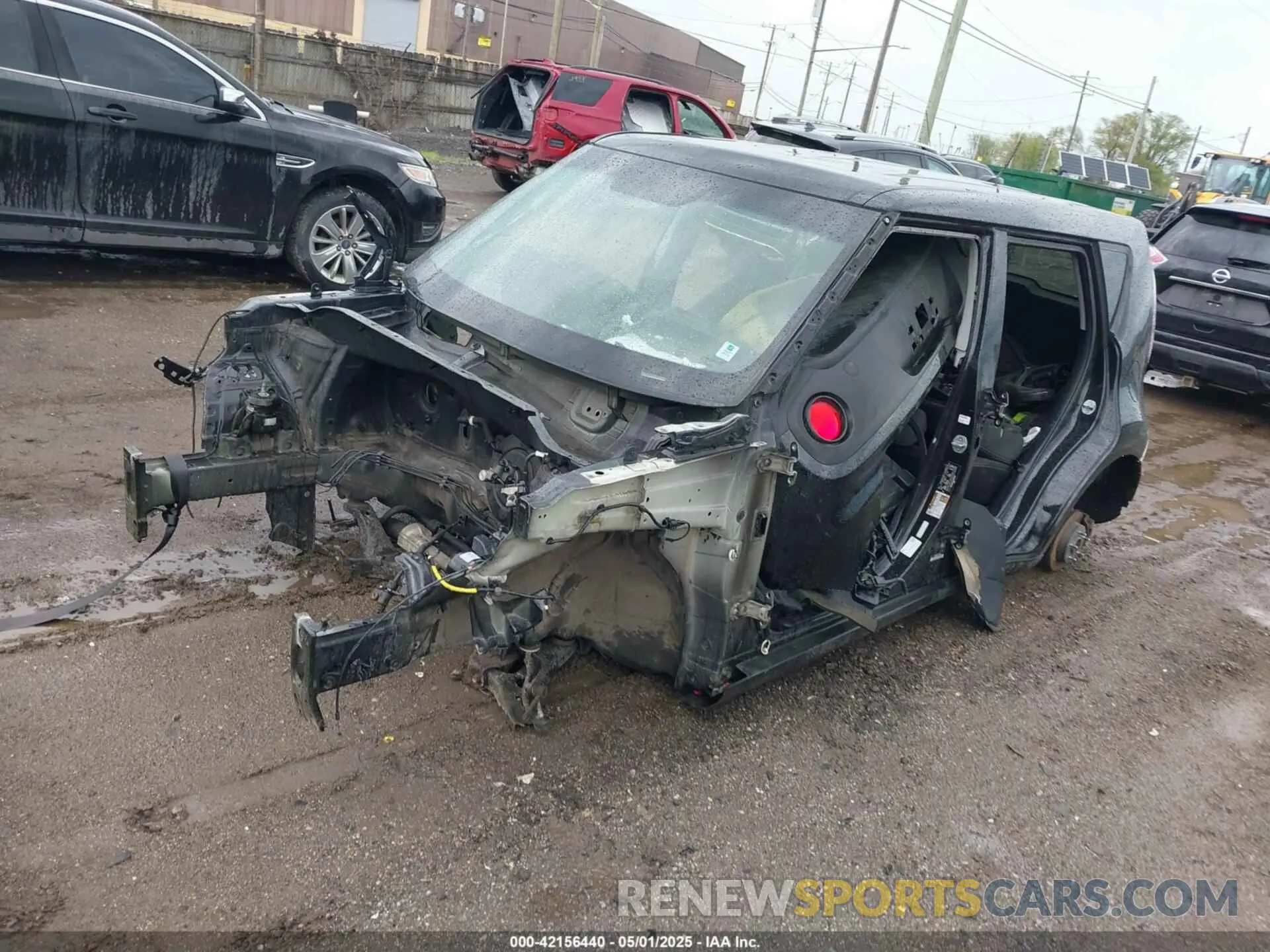 2 Photograph of a damaged car KNDJN2A23K7919051 KIA SOUL 2019