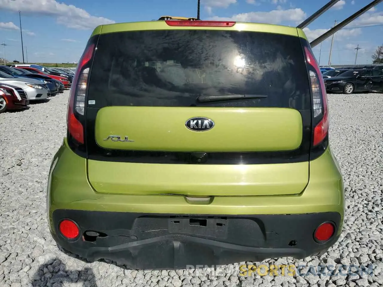 6 Photograph of a damaged car KNDJN2A23K7920376 KIA SOUL 2019
