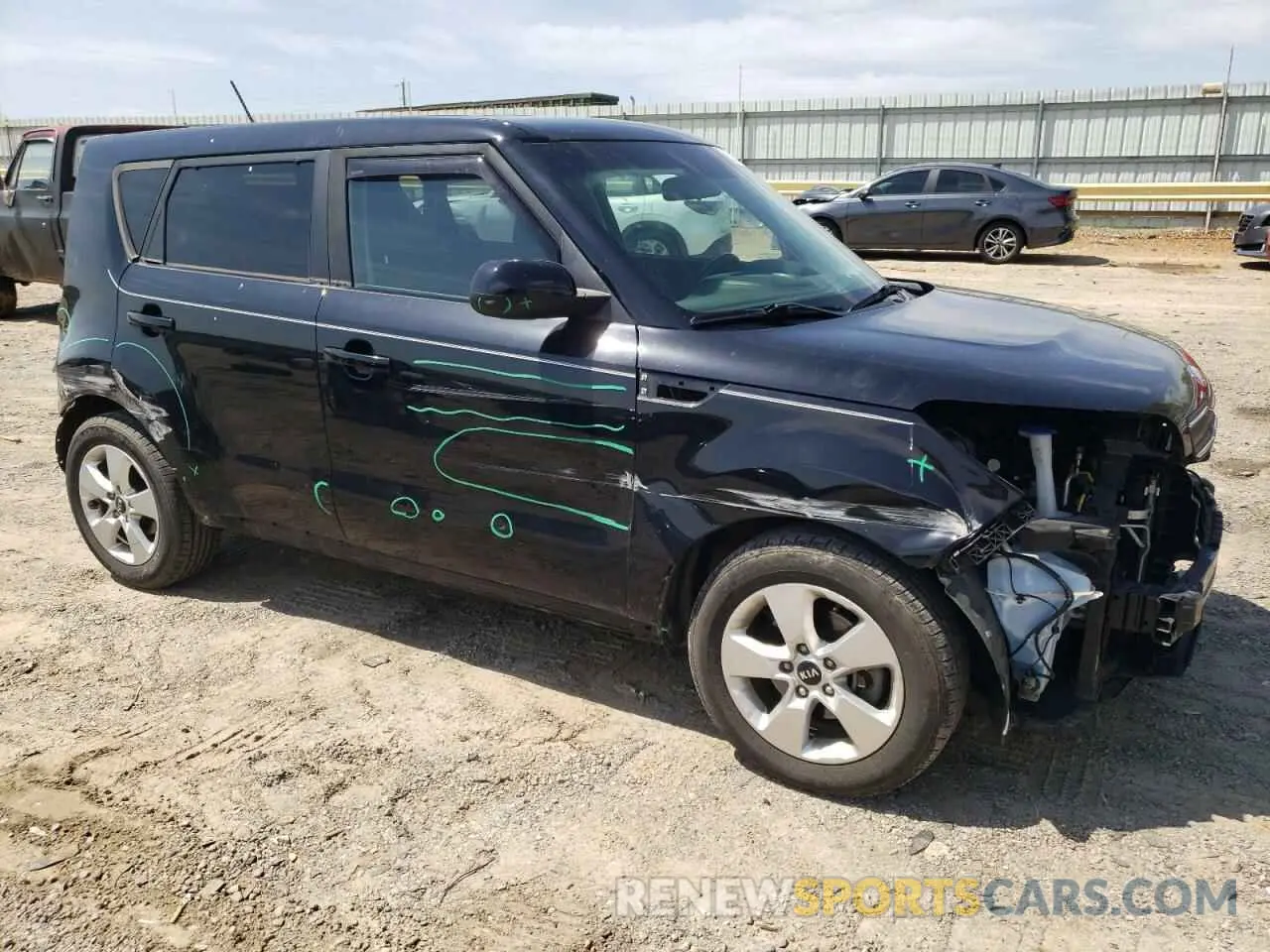 4 Photograph of a damaged car KNDJN2A24K7007917 KIA SOUL 2019