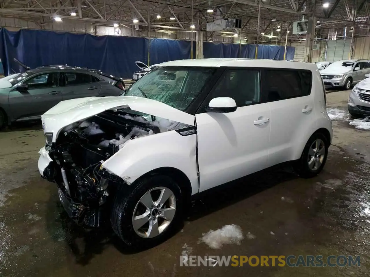 1 Photograph of a damaged car KNDJN2A24K7012521 KIA SOUL 2019