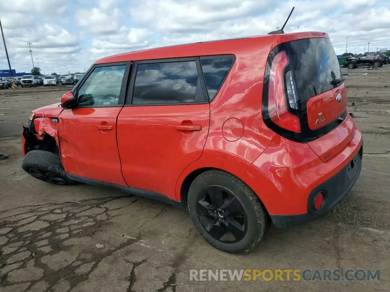 2 Photograph of a damaged car KNDJN2A24K7022160 KIA SOUL 2019